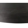 Table ovale bois noir pied croisé 210 cm UDA