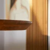 Table ovale en bois pied croisé 180 cm UDA