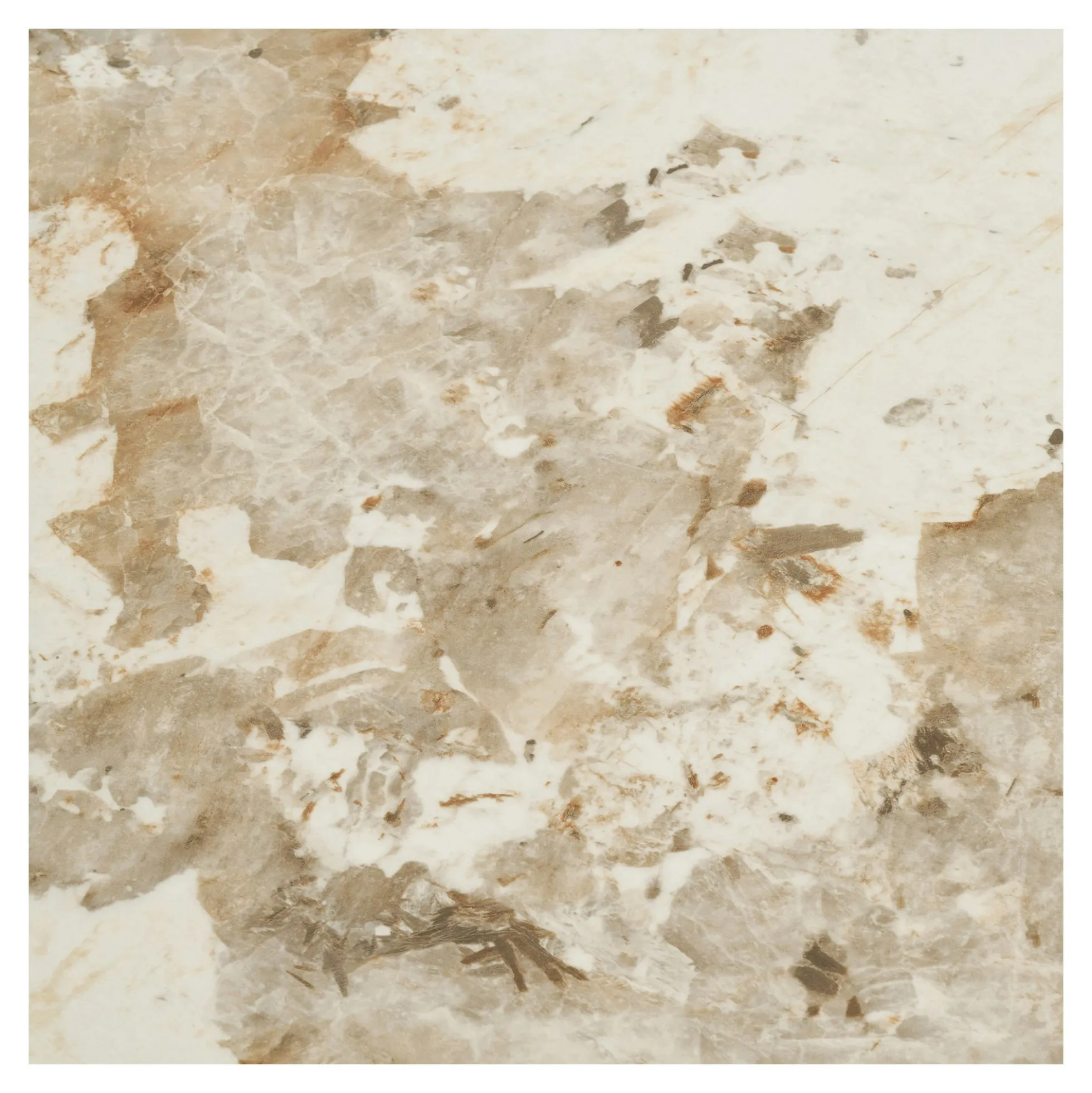 Table ovale en céramique blanche marbrée 210 cm PRATO