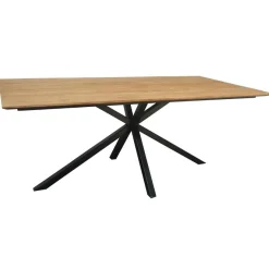 Table pied central en bois de teck recyclé 240 cm DEPOK