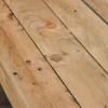 Table pied central en bois recyclé 200 cm CANBERRA