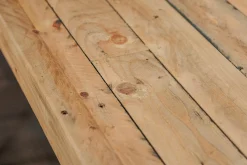 Table pied central en bois recyclé 200 cm CANBERRA