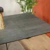 Table à rallonge en céramique grise 180-280 LOMBARDIE
