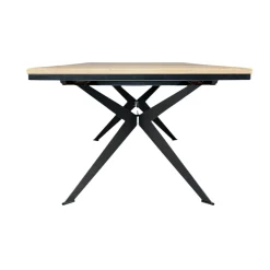 Table rectangulaire extensible en chêne blanc 180 cm PALERME
