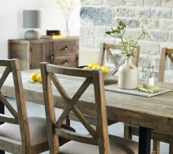 Table Repas Extensible Bois recyclé 180/240x90x77cm BRISBANE