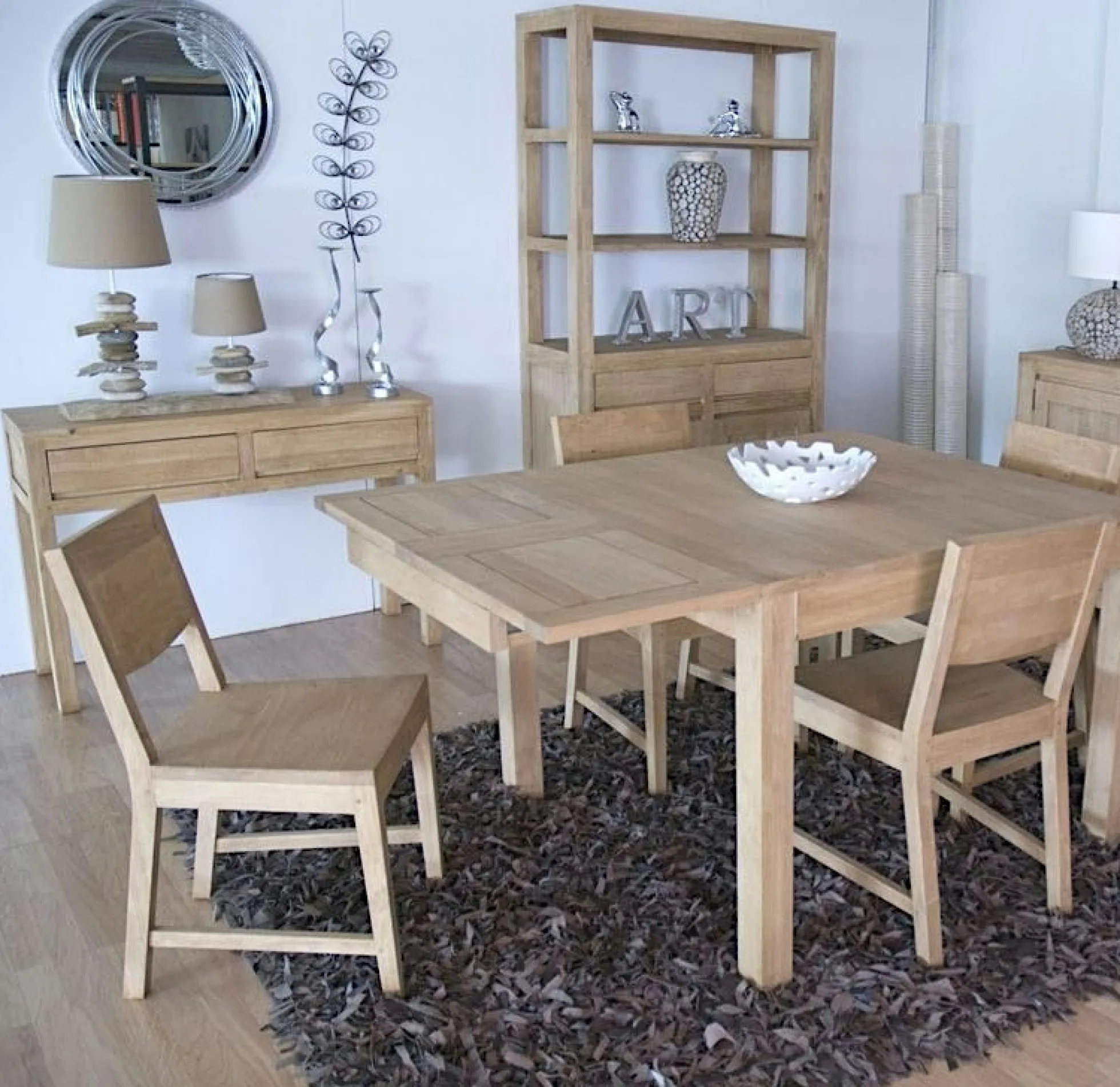 Table repas extensible 180/280cm OLGA