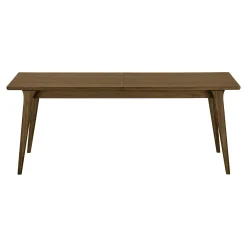 Table repas extensible en bois plaqué chêne fumé, 240/290/340 cm KALKIE
