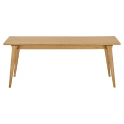 Table repas extensible en bois plaqué chêne, 240/290/340 cm KALKIE