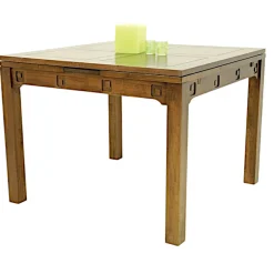 Table repas extensible hévéa 100/180cm TESSA