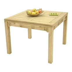Table repas extensible hévéa 100/180cm TESSA
