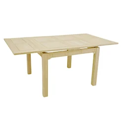 Table repas extensible hévéa 100/180cm TESSA