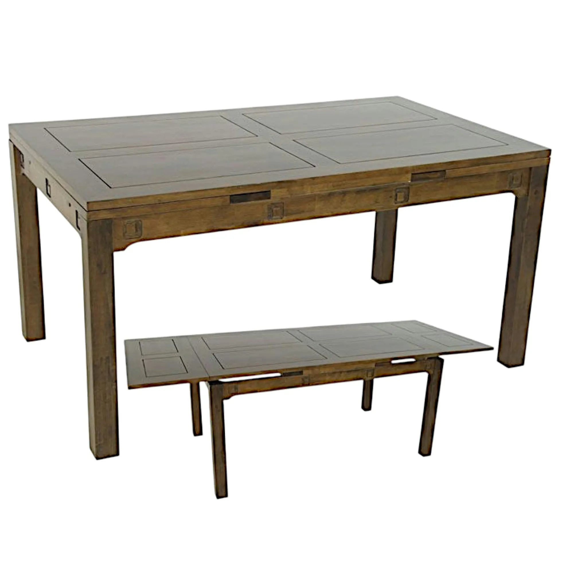 Table repas extensible hévéa 150/230cm TESSA