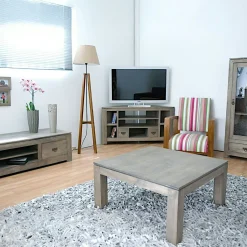 Table repas extensible hévéa 100/176cm (ouverture Papillon) OLGA
