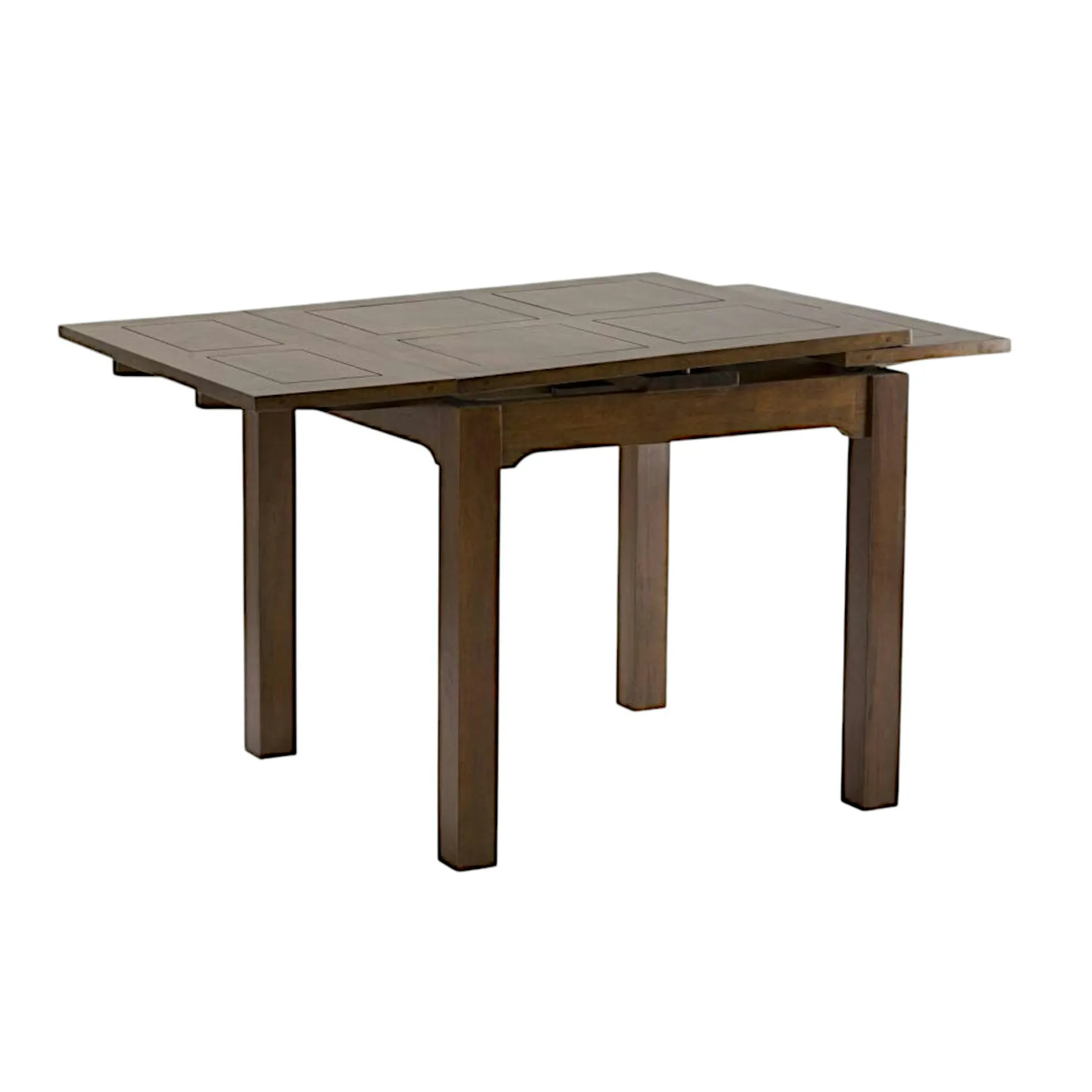 Table repas extensible hévéa 80/144cm HELENA