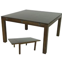 Table repas extensible hévéa 130/210cm HELENA