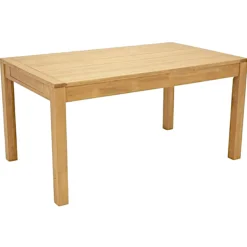 Table repas rectangle extensible 150-250cm hévéa ATTAN