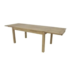 Table repas rectangle extensible 150-250cm hévéa ATTAN