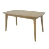 Table repas rectangulaire hévéa 140x80cm SIXTIES