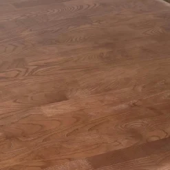 Table ronde bois de frêne à pied design torsadé Ø150 cm ALDER