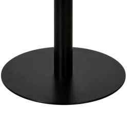 Table ronde chêne blanc pied central droit 120 cm PALERME