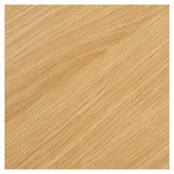 Table ronde en chêne clair avec piètement baguette ø120 cm AMSTERDAM