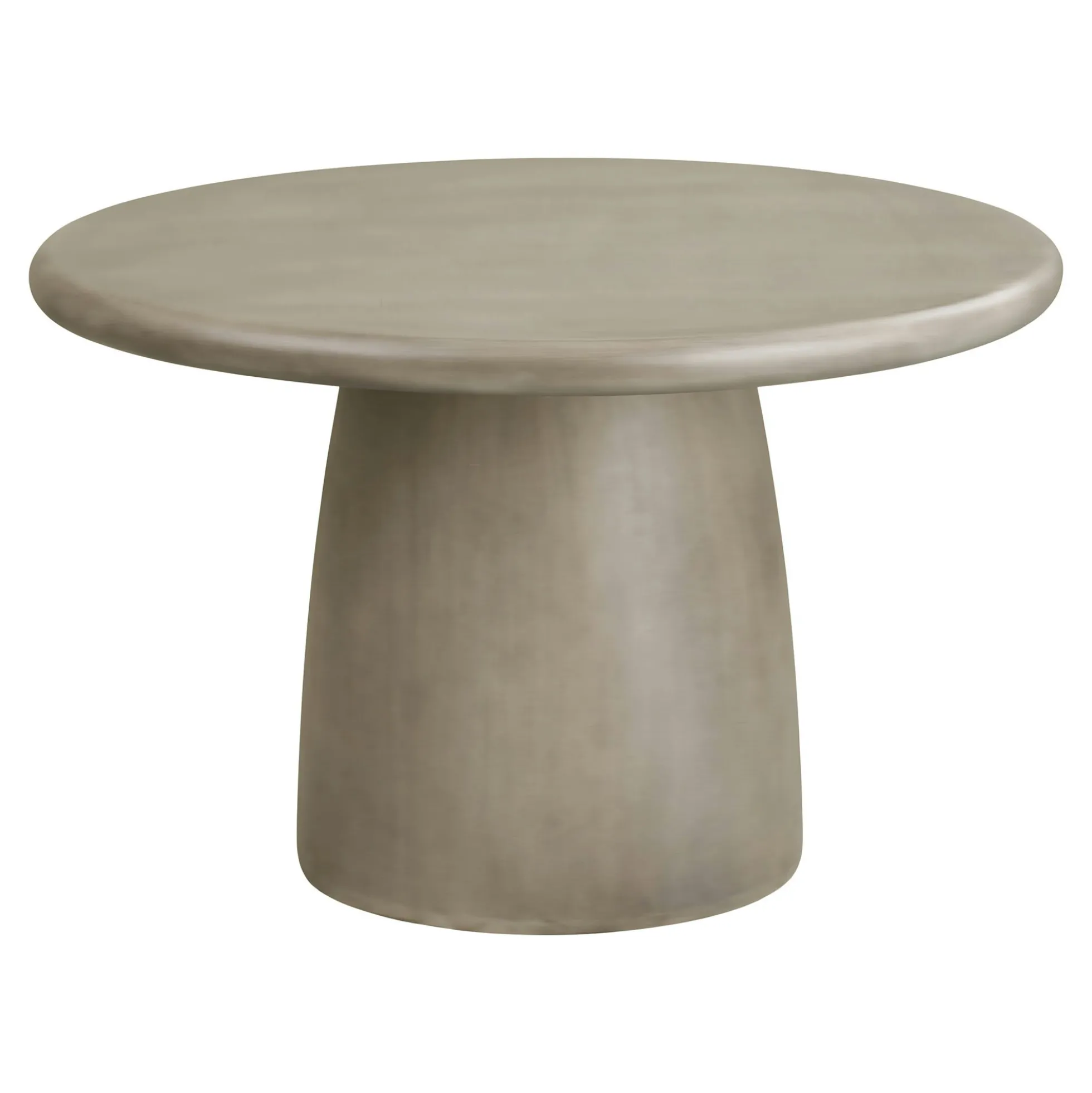 Table ronde en oxyde de magnésium ø120cm, intérieur/extérieur NERINGA