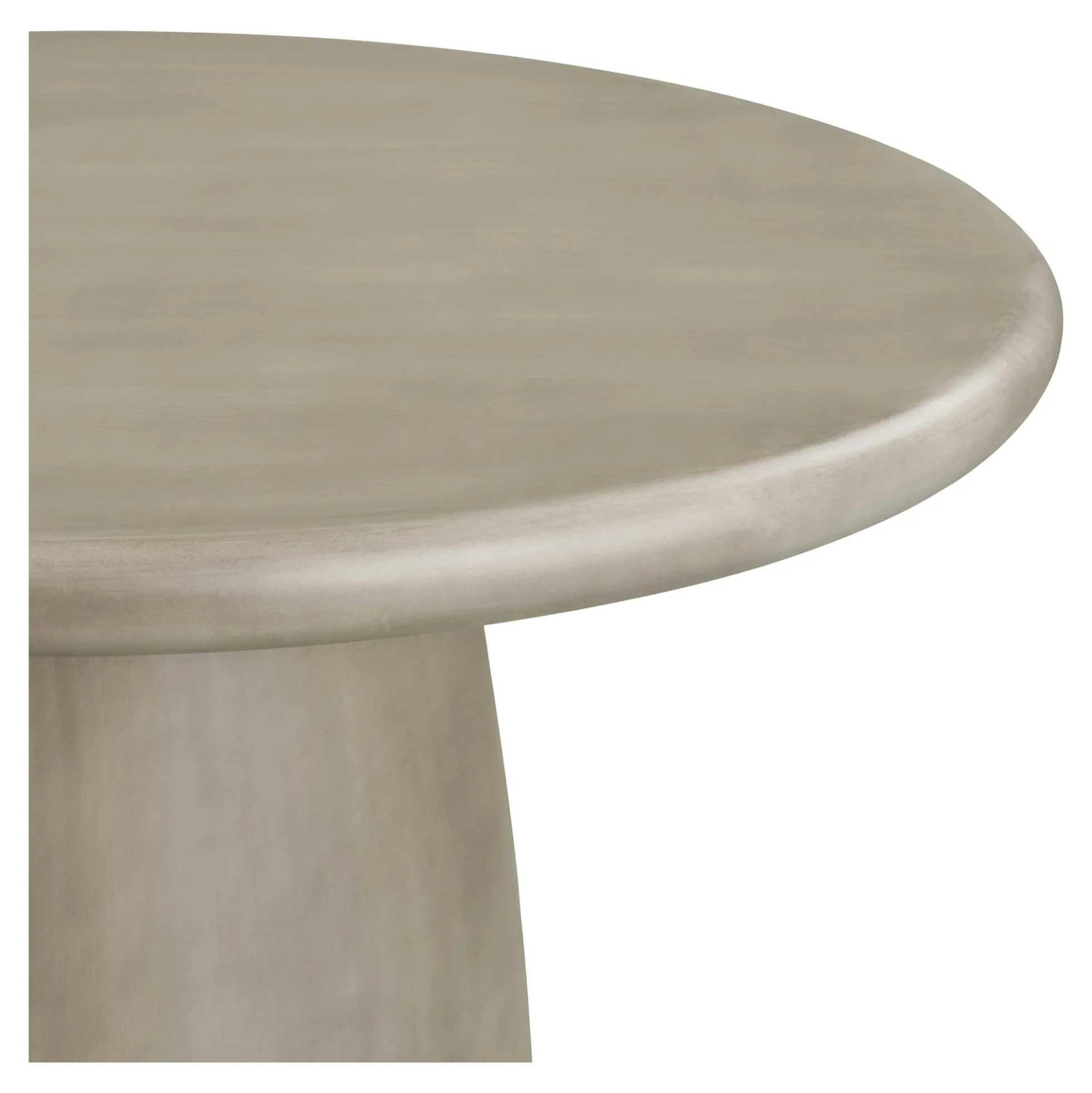 Table ronde en oxyde de magnésium ø120cm, intérieur/extérieur NERINGA