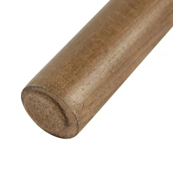 Table ronde extensible effet chêne brun 100-131 cm MARFA