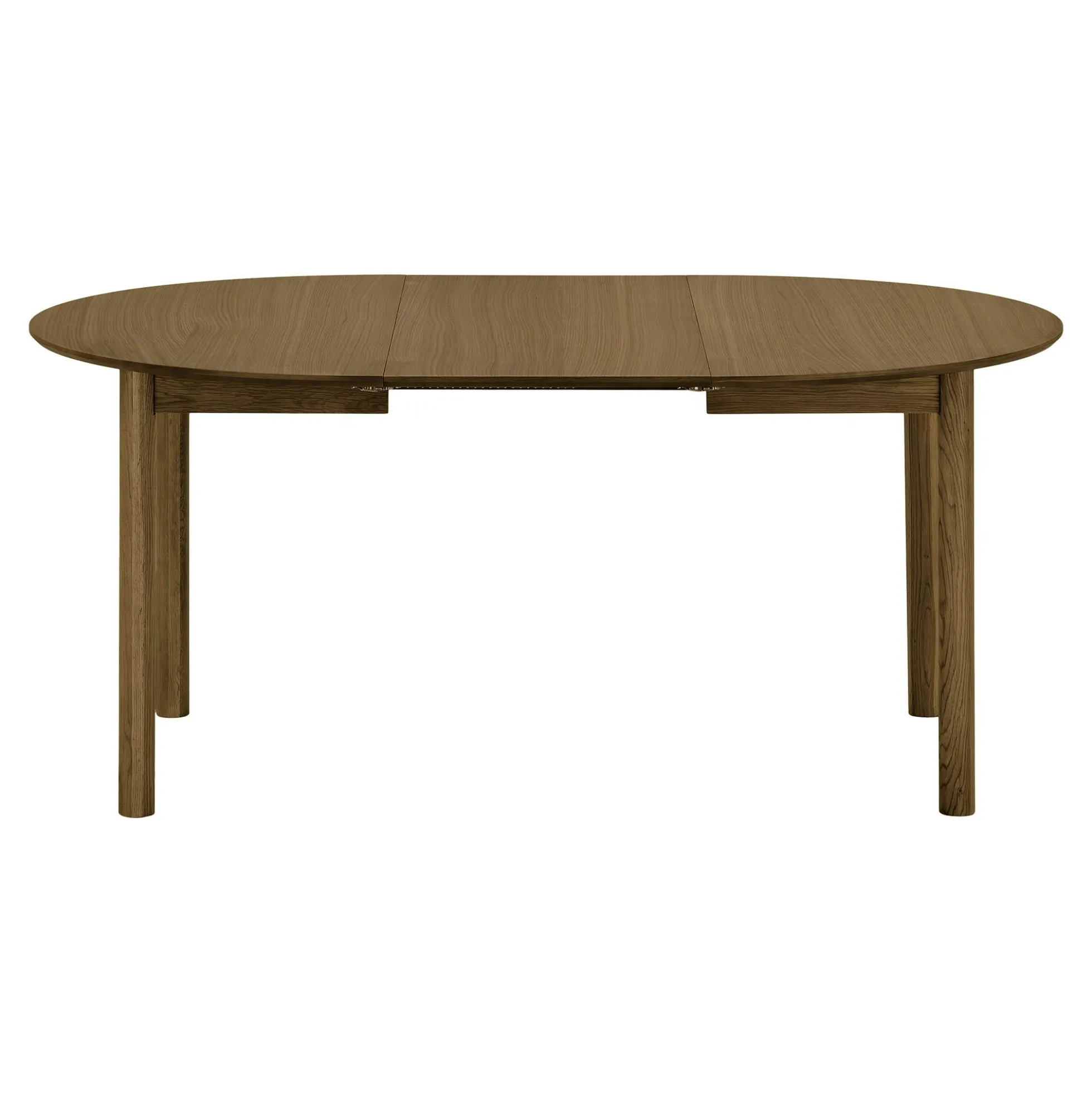 Table ronde extensible placage chêne 120/170/220 cm KALKIE