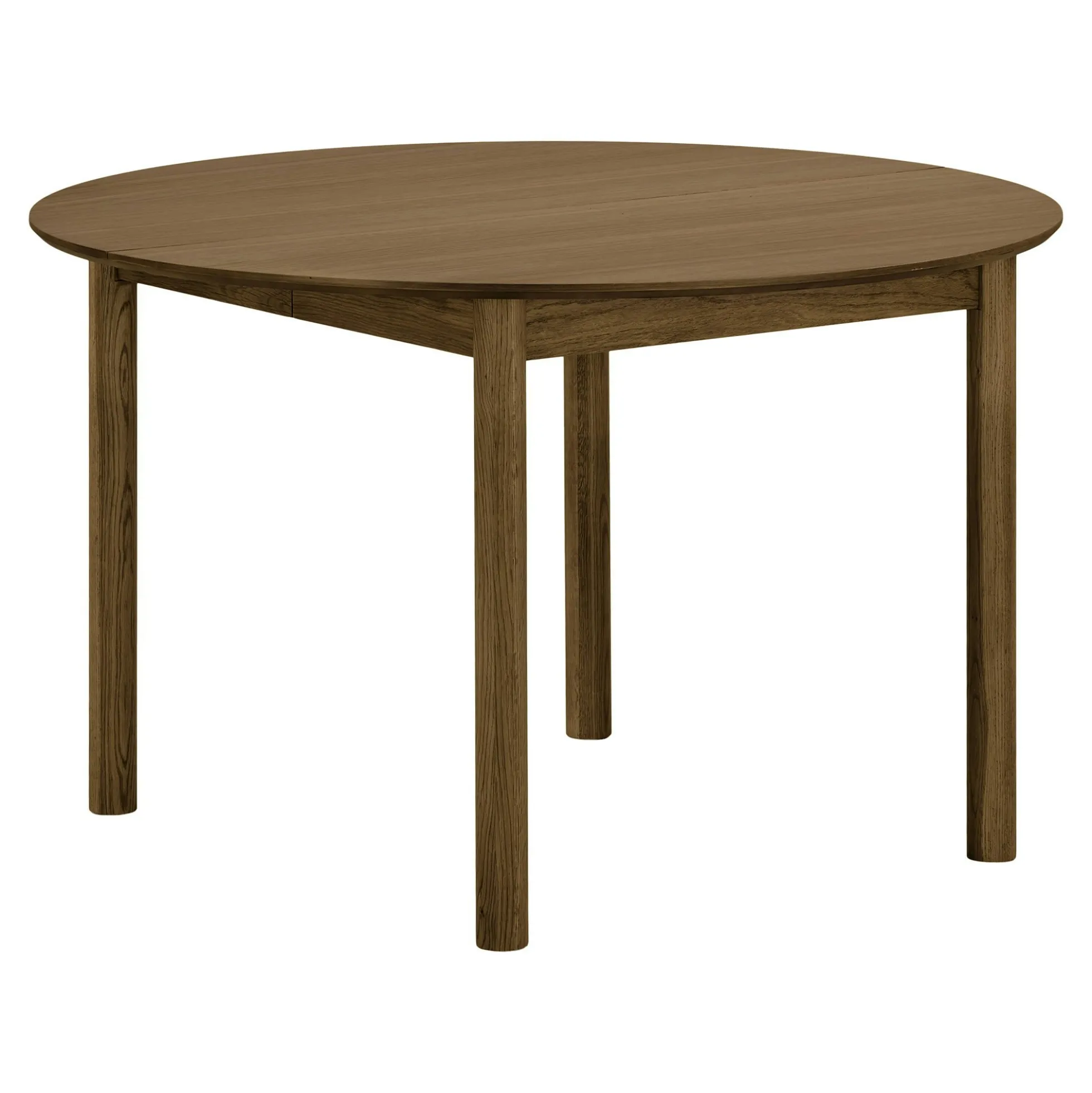 Table ronde extensible placage chêne 120/170/220 cm KALKIE