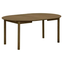 Table ronde extensible placage chêne 120/170/220 cm KALKIE