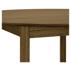 Table ronde extensible placage chêne 120/170/220 cm KALKIE