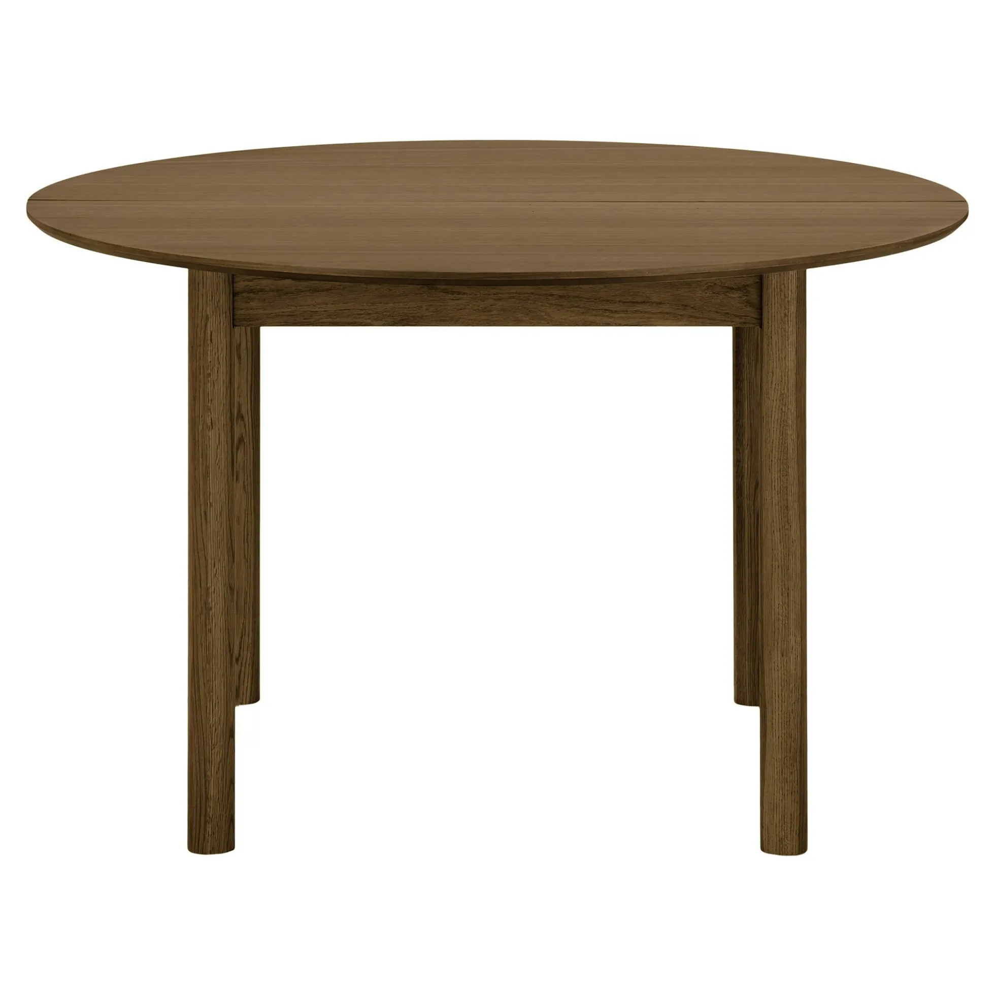 Table ronde extensible placage chêne 120/170/220 cm KALKIE