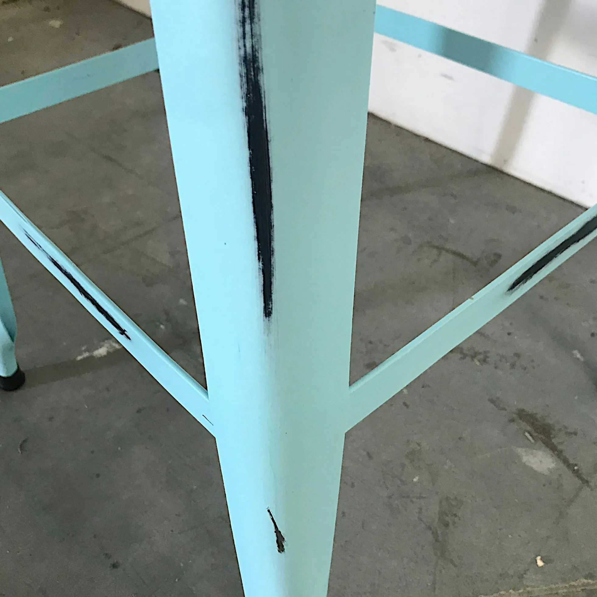 Tabouret de bar bleu (lot de 2) LEEDS
