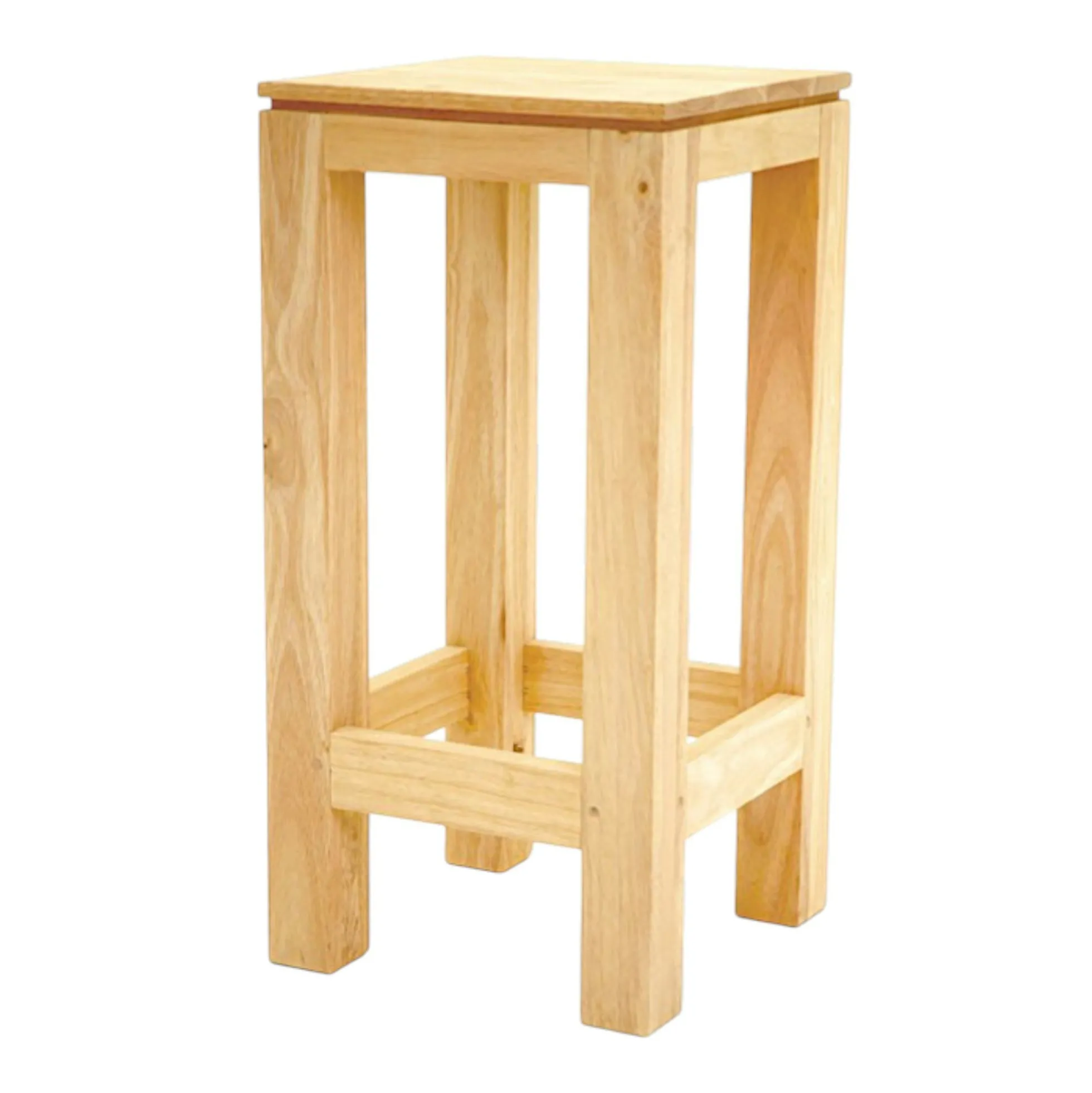 Tabouret de Bar Hévéa 34x34x70cm HELENA