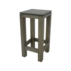 Tabouret de Bar Hévéa 34x34x70cm HELENA