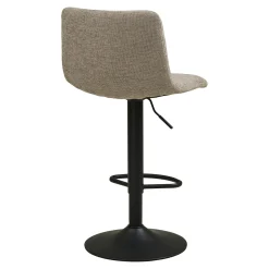 Tabouret de bar réglable en velours gris (lot de 2) SAVONE