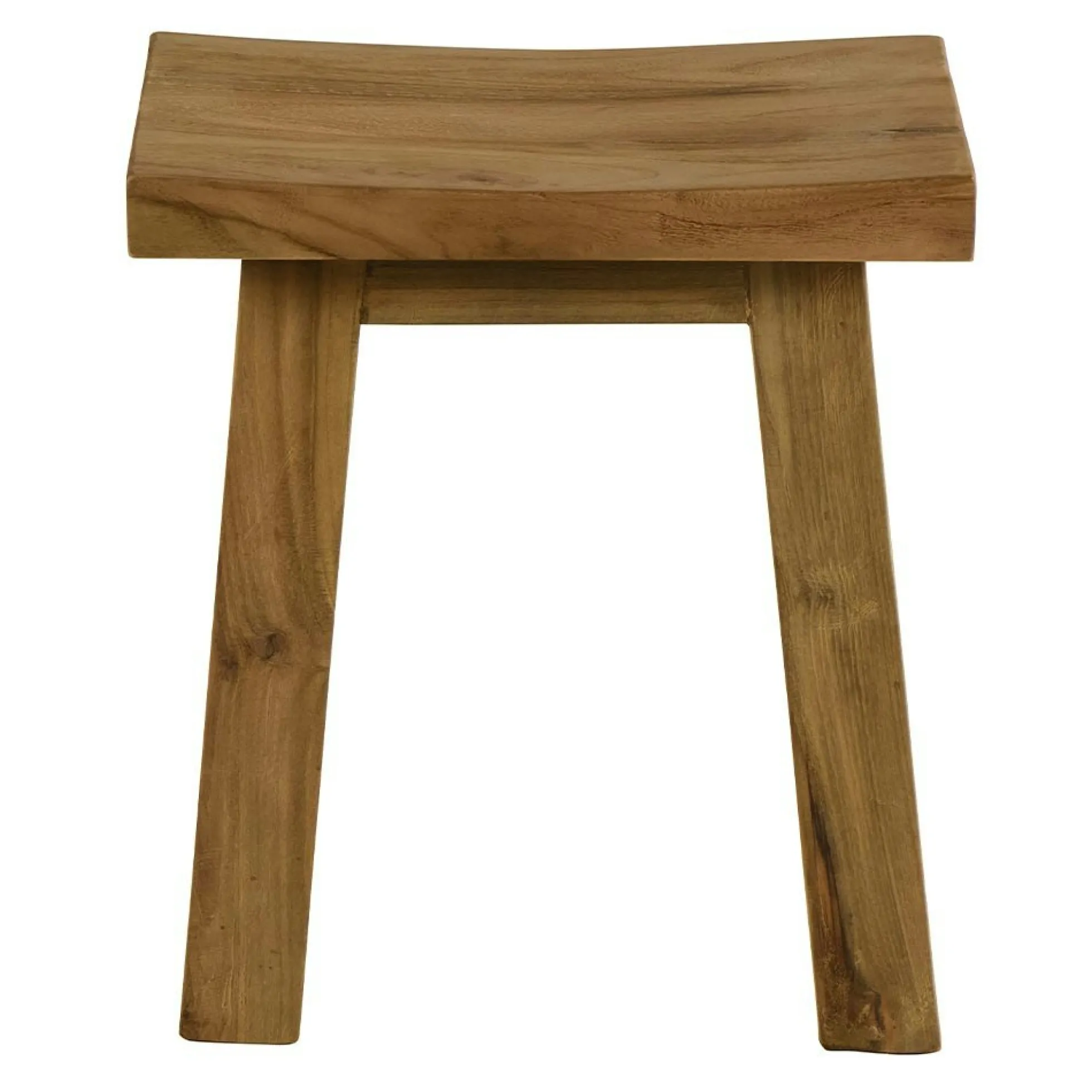 Tabouret en teck recyclé - 45 cm, ARIZONA