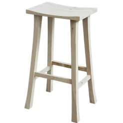 Tabouret haut hévéa 76cm MAORI