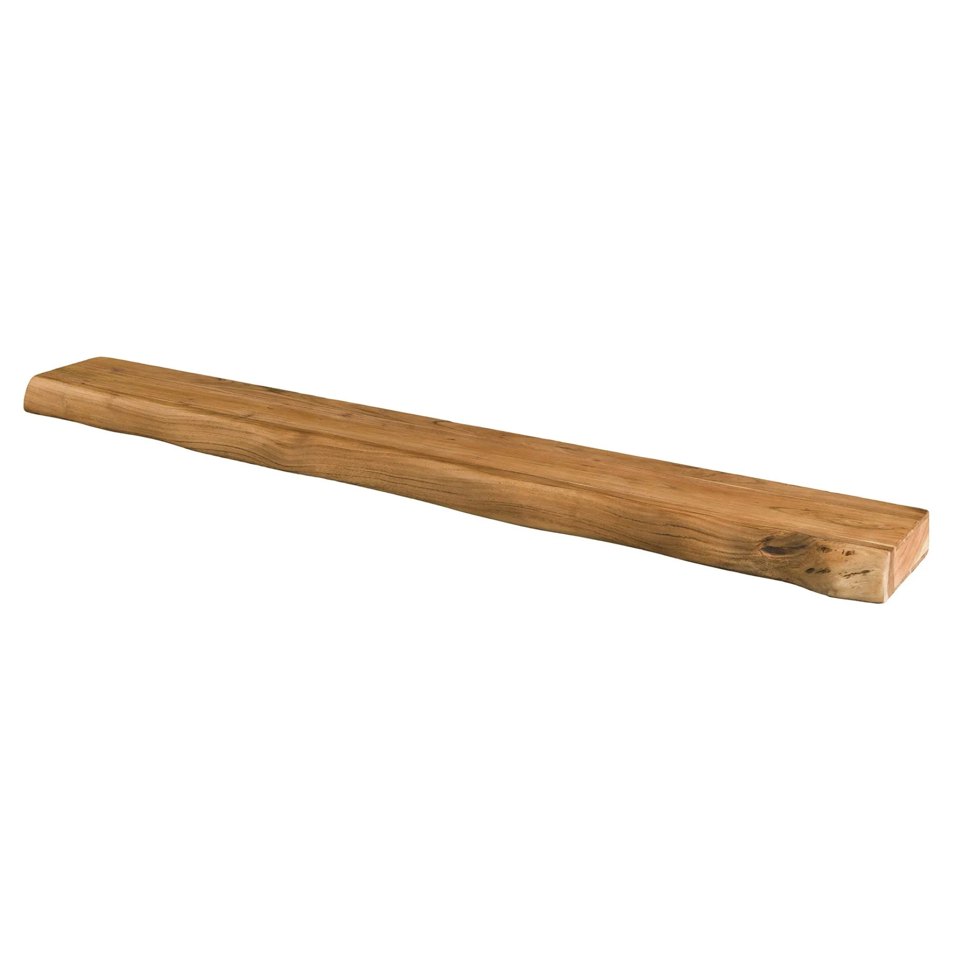 Étagère murale en bois d'acacia épais 2 m MELBOURNE