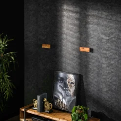 Étagère murale en bois d'acacia épais 150 cm MELBOURNE