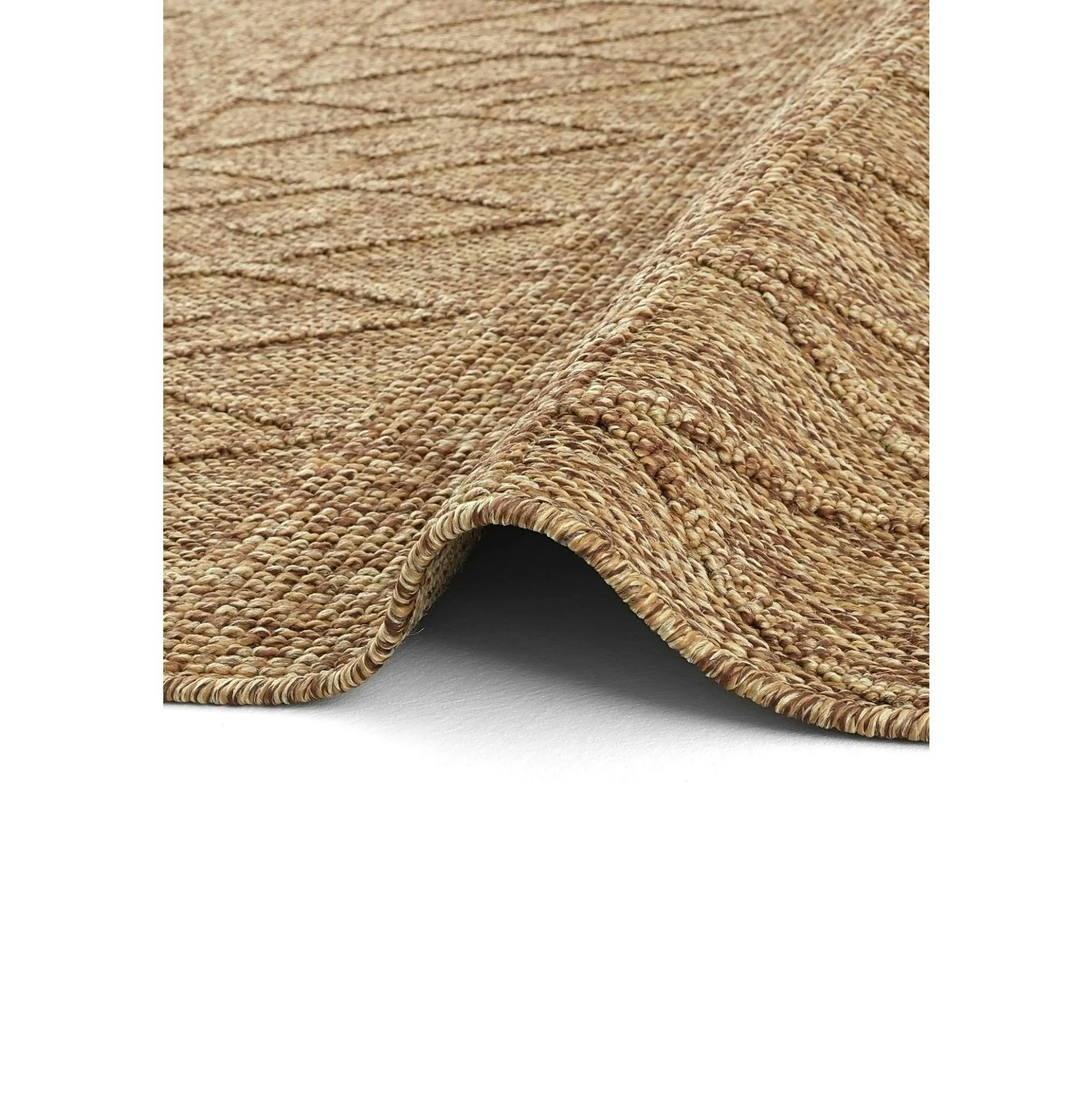 Tapis beige motifs losanges – franges, 120x180 cm ISTANBUL