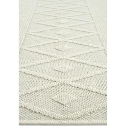 Tapis crème avec motifs texturés – 120x180 cm ISTANBUL