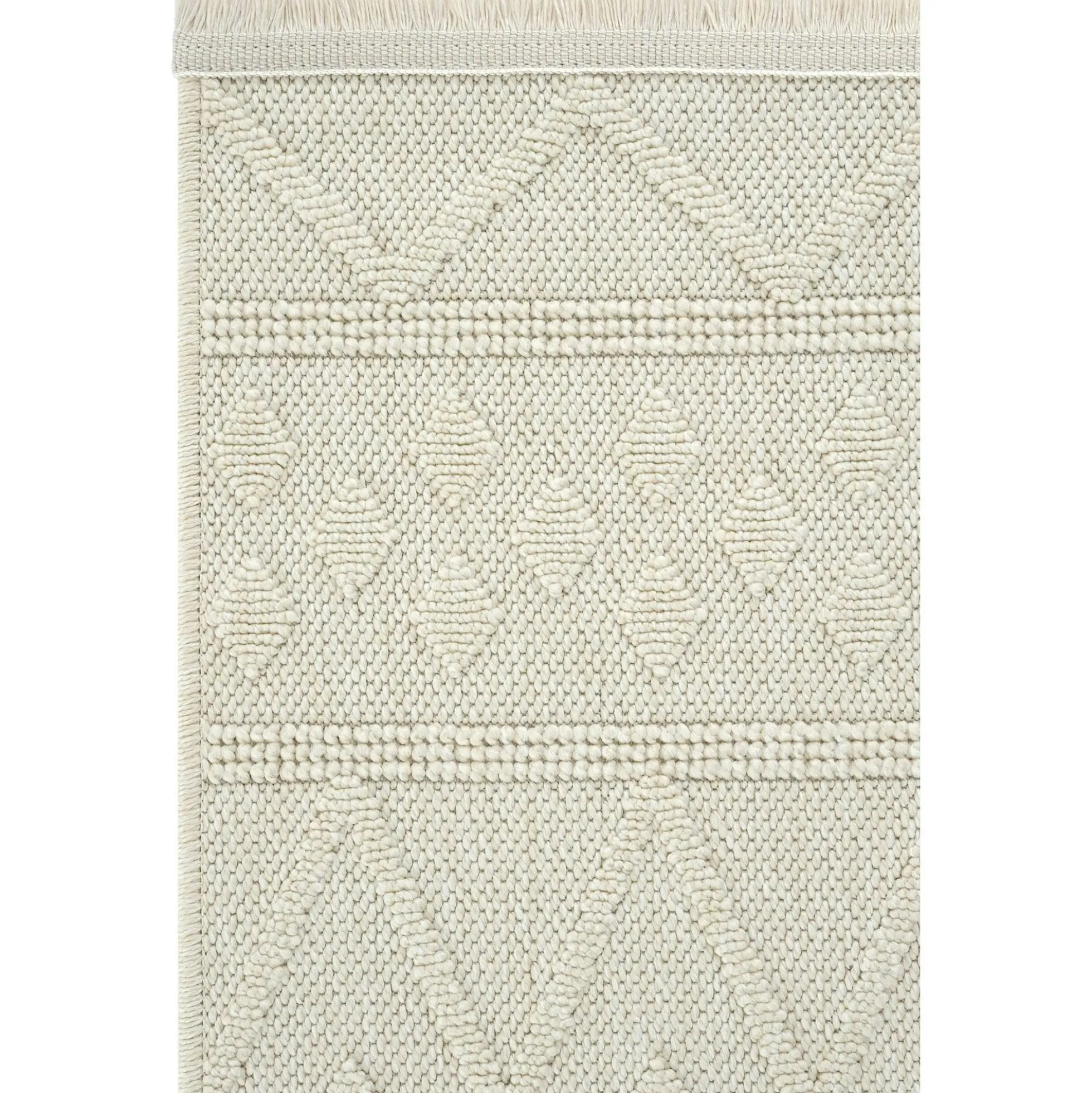 Tapis crème avec motifs texturés – 120x180 cm ISTANBUL