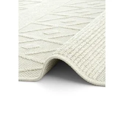 Tapis crème avec motifs texturés – 120x180 cm ISTANBUL