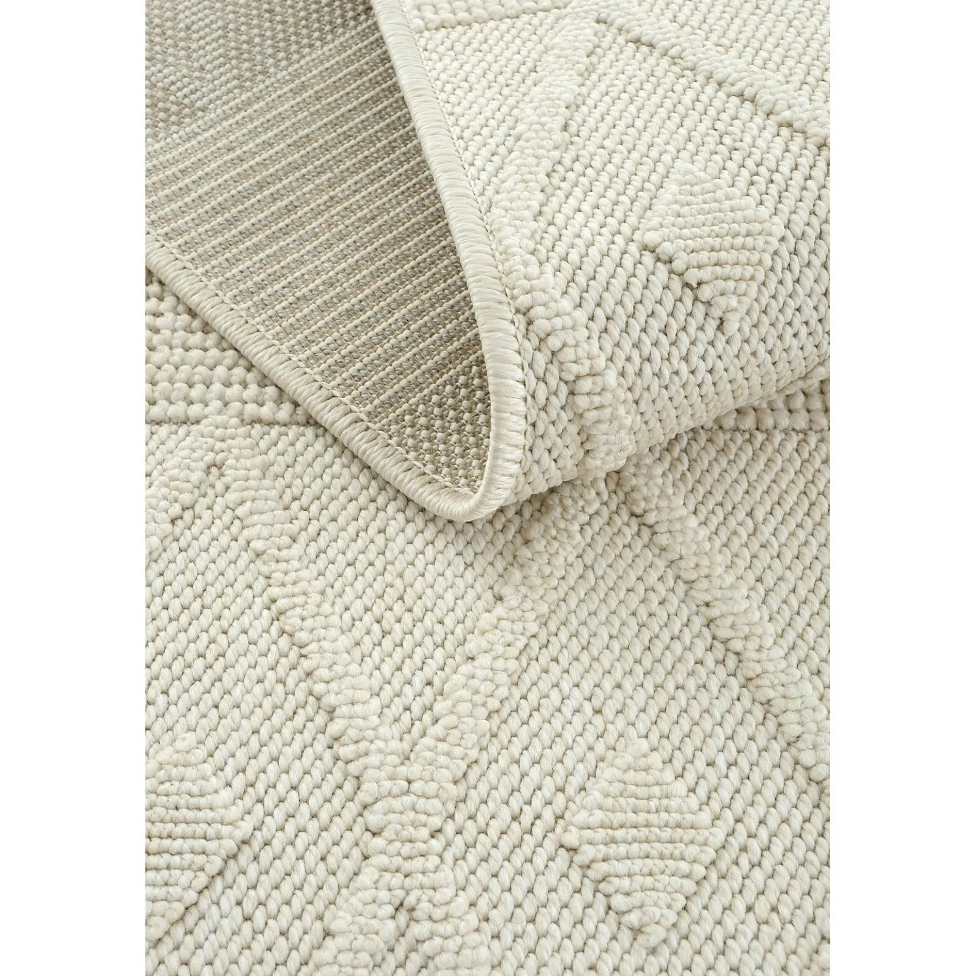 Tapis crème avec motifs texturés – 120x180 cm ISTANBUL