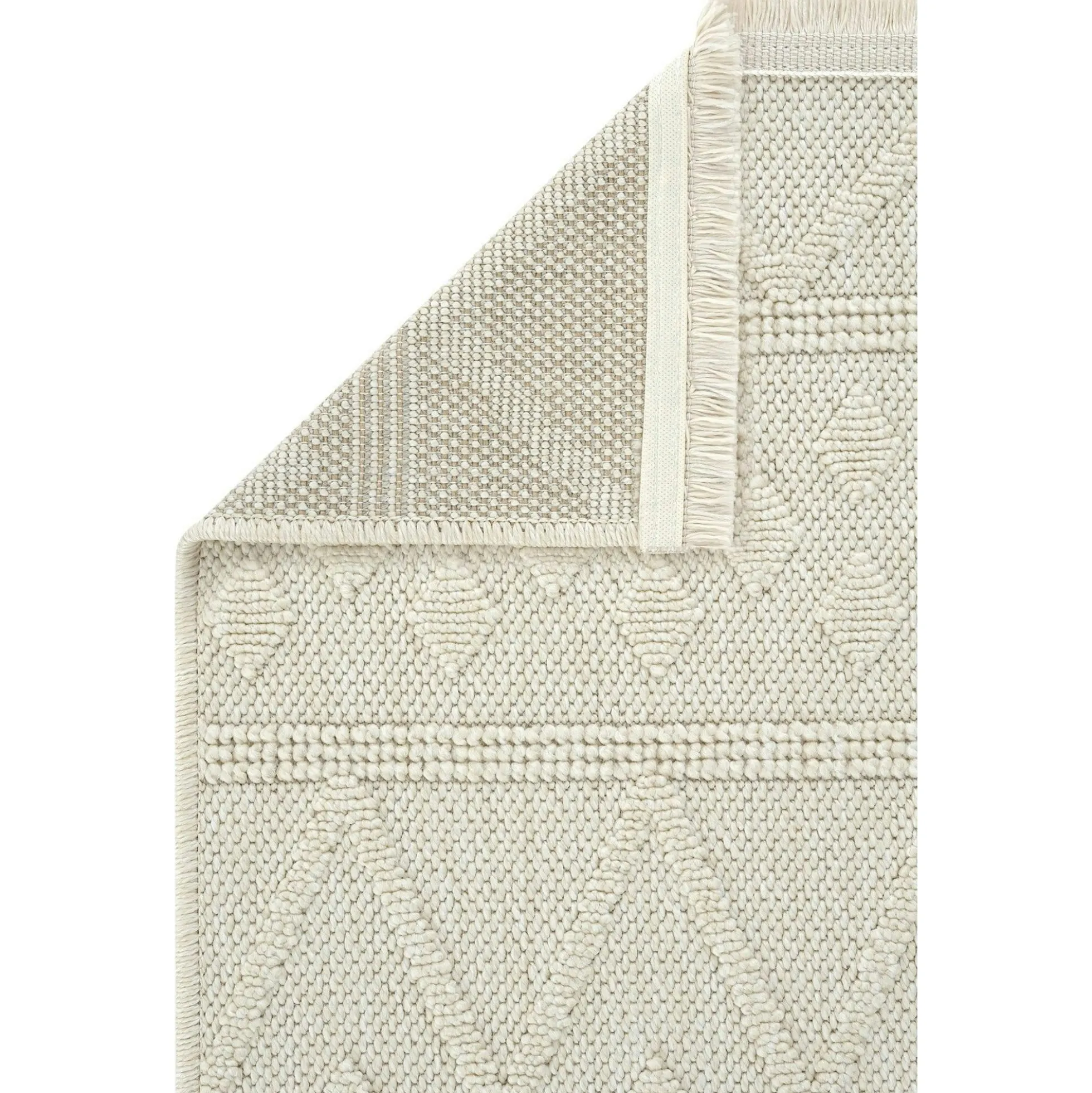 Tapis crème avec motifs texturés – 120x180 cm ISTANBUL