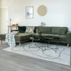 Tapis de salon beige design abstrait courbe 200x300 cm ISTANBUL
