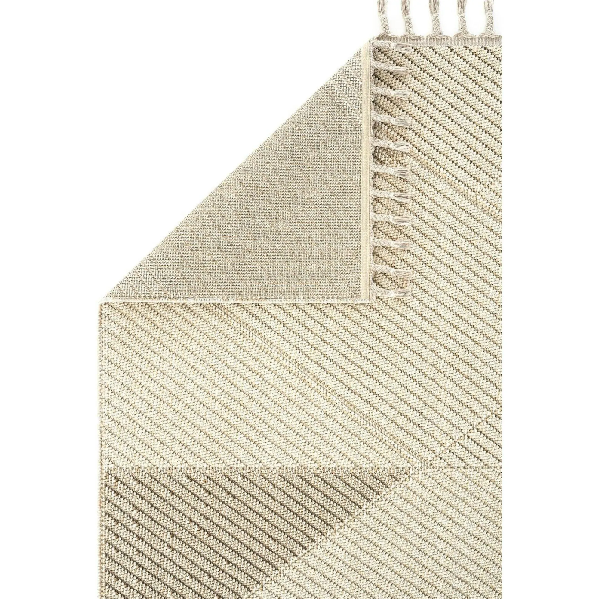 Tapis de salon beige – motif chevrons, 120x180 cm ISTANBUL