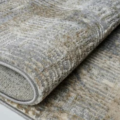 Tapis de salon gris beige – moiré, 160x230 cm ISTANBUL